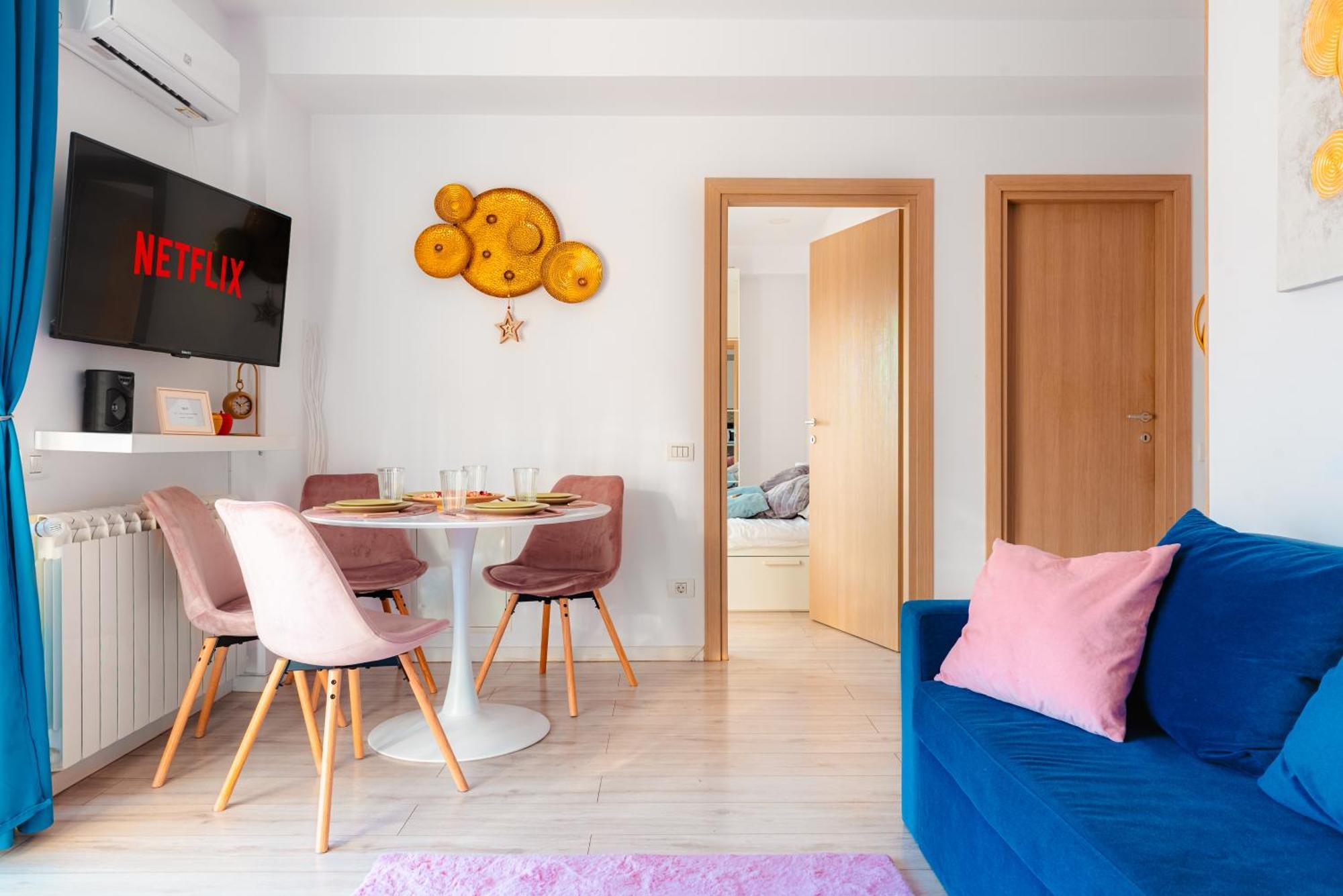 Downtown Apartment Boutique - Blue & Pink Bucureşti Ngoại thất bức ảnh